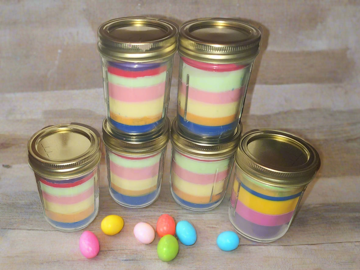 8 oz Easter Mason jar Egg